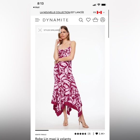 Linen dynamite maxi dress - Picture 7 of 7